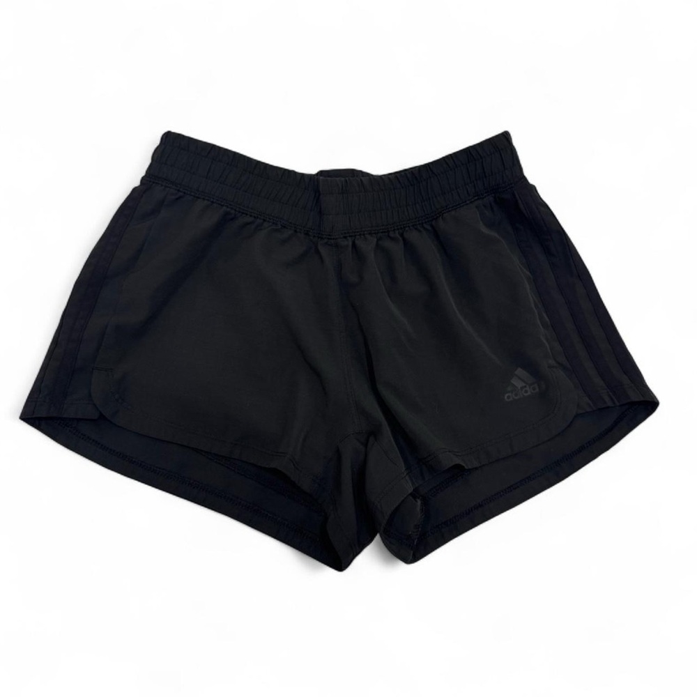 Adidas Aeroready Women’s Black Running Shorts White 3-Stripes Athletic Gym XS